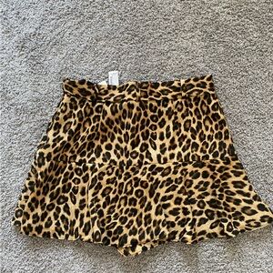 ZARA leopard print skort in great condition